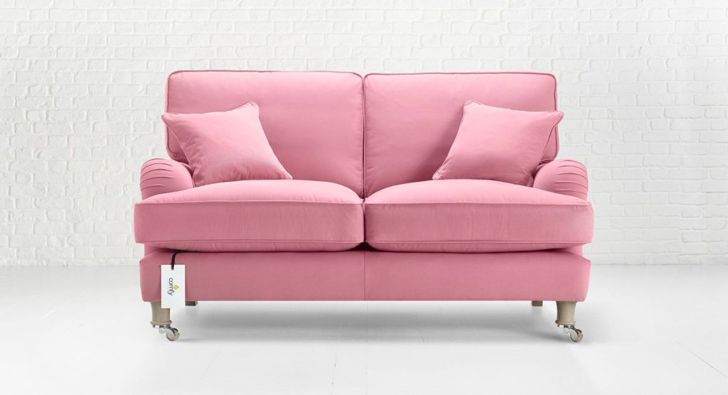Pink Velvet Sofas Distinctive Chesterfields UK