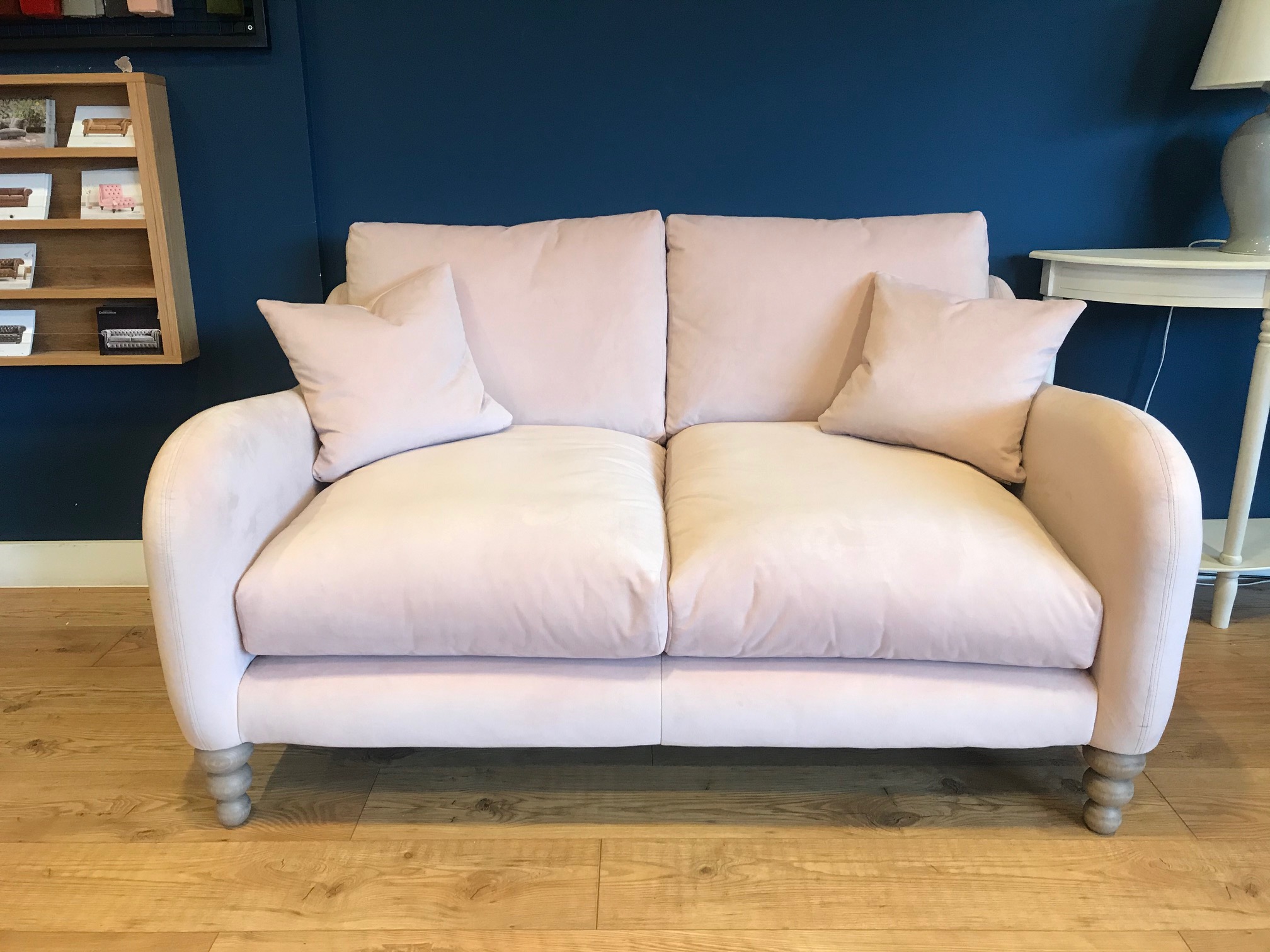 Flump Small Sofa Petal Velvet - Distinctive Chesterfields UK